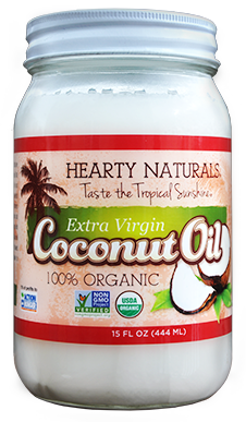 Coconut Oil for Glitter Scrub.